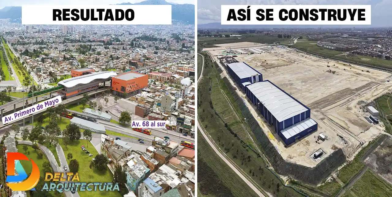 Resultado Vs Así se construye la Línea 1 del metro de Bogotá