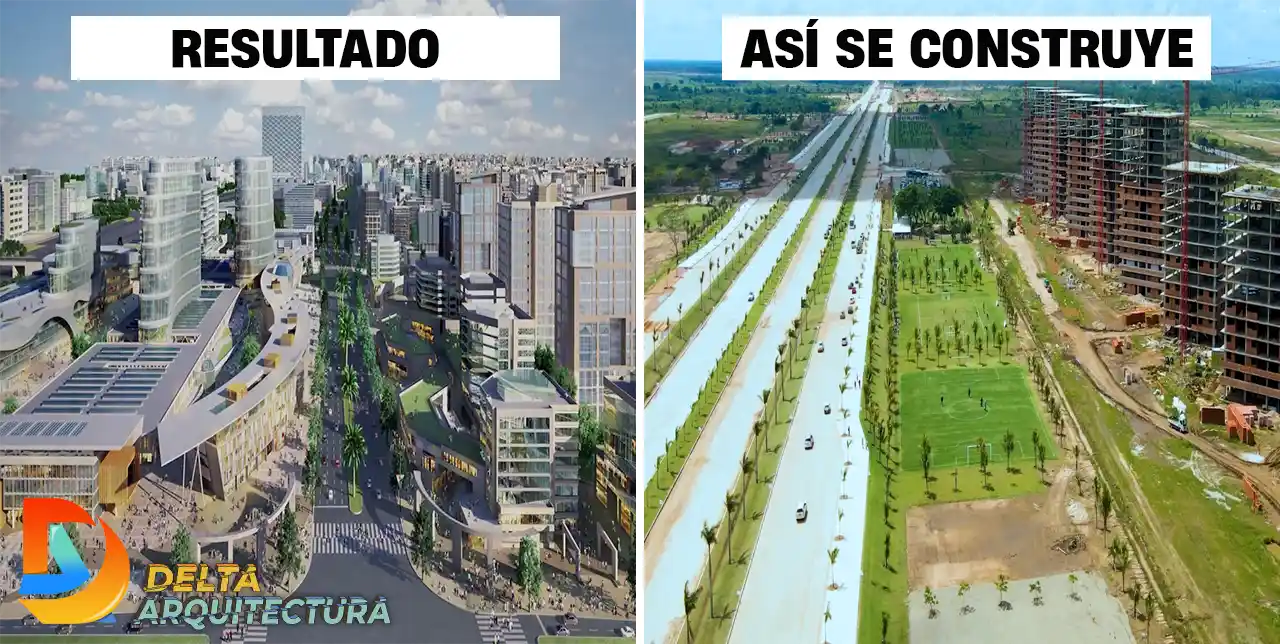 Resultado Vs Así se construye la nueva Santa Cruz