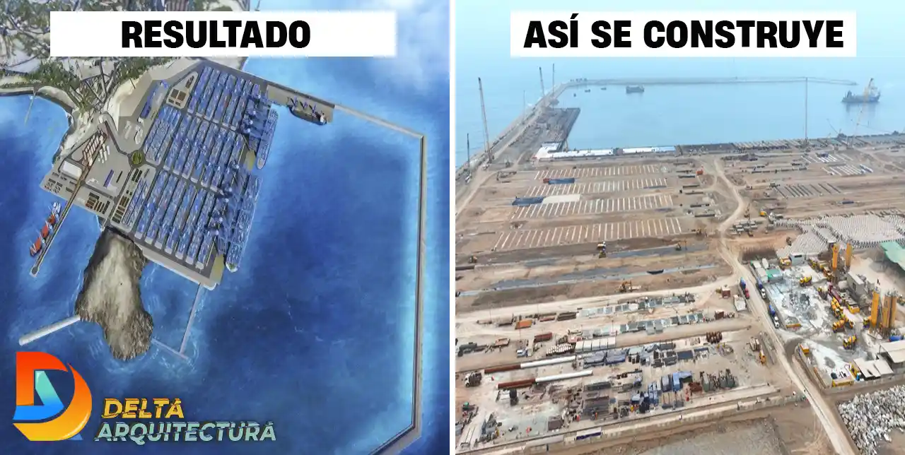 Resultado Vs Así se construye el megapuerto de Chancay