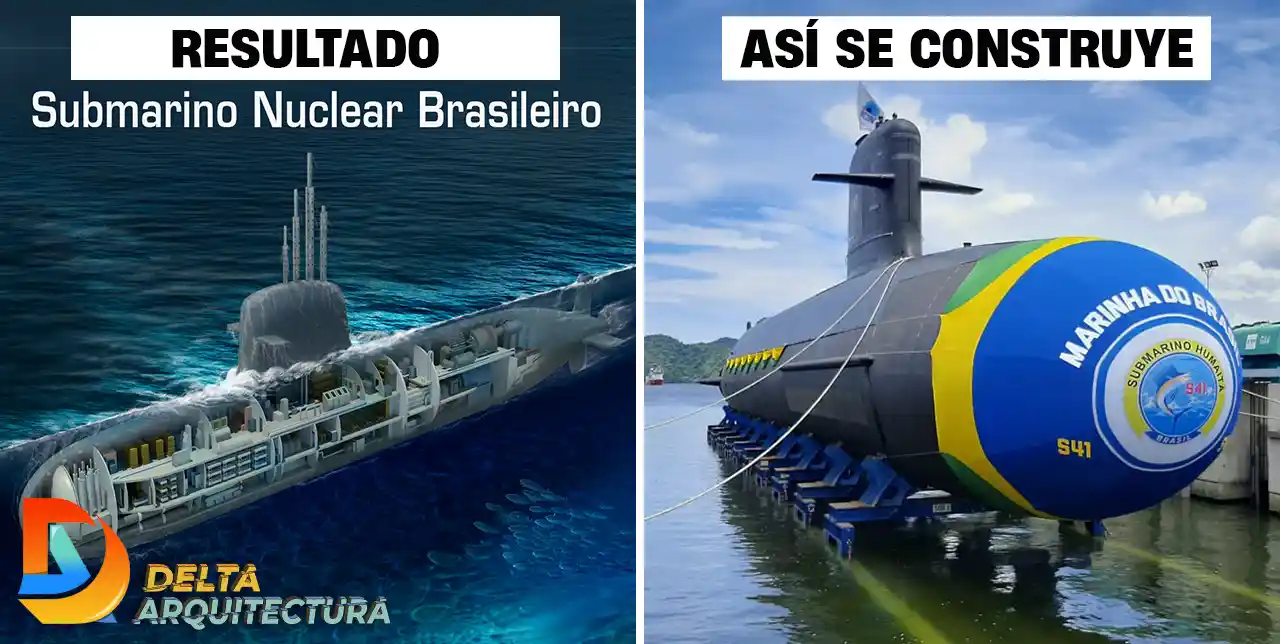 Resultado Vs Así se construye el Proyecto del Submarino nuclear brasilero