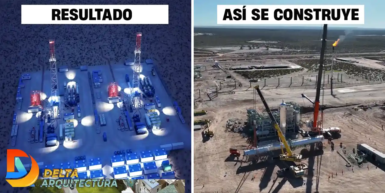 Resultado Vs Así se construye el Proyecto Vaca Muerta - Argentina
