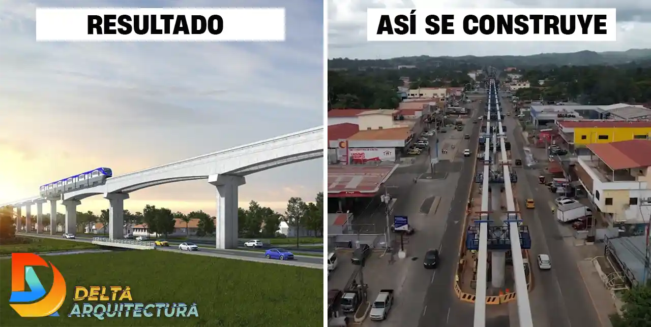 Resultado Vs Así se construye la Línea 3 del Metro de Panamá