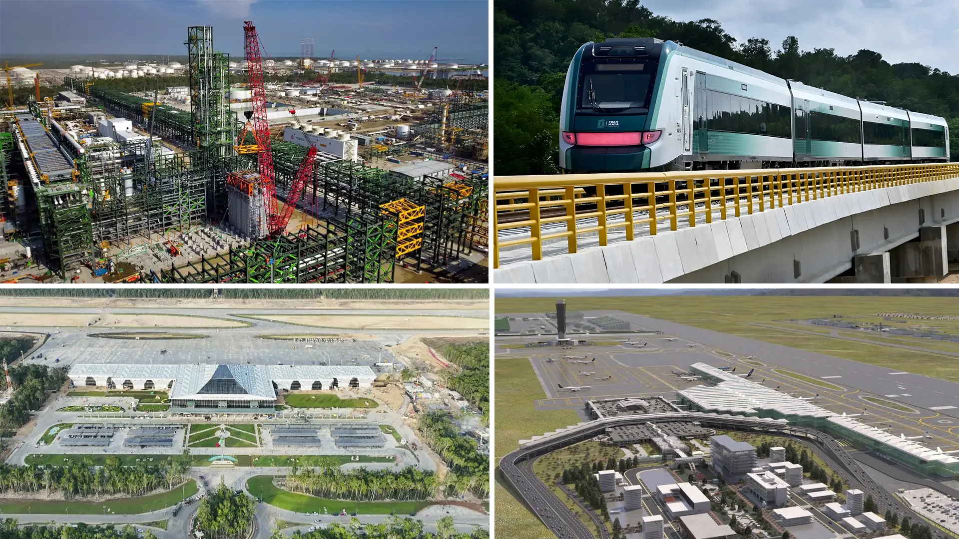 5 megaproyectos clave que se construyeron en Mexico Durante los pasados 6 años