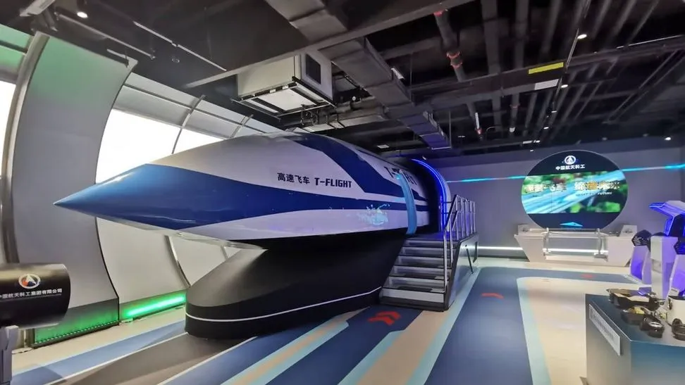 Prueban con éxito un tren de elevación magnética que puede alcanzar los 4.000 km/h