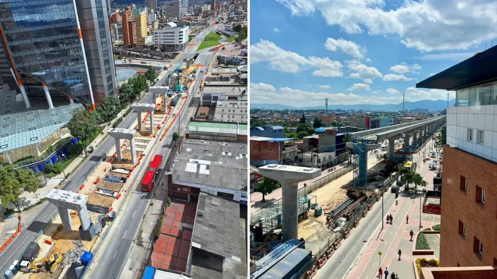 El viaducto del Metro de Bogotá superará los 10 kilómetros antes de finalizar 2025