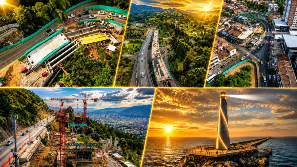 ¡Colombia no se Detiene! Estas son las Obras que Están Transformando sus Ciudades